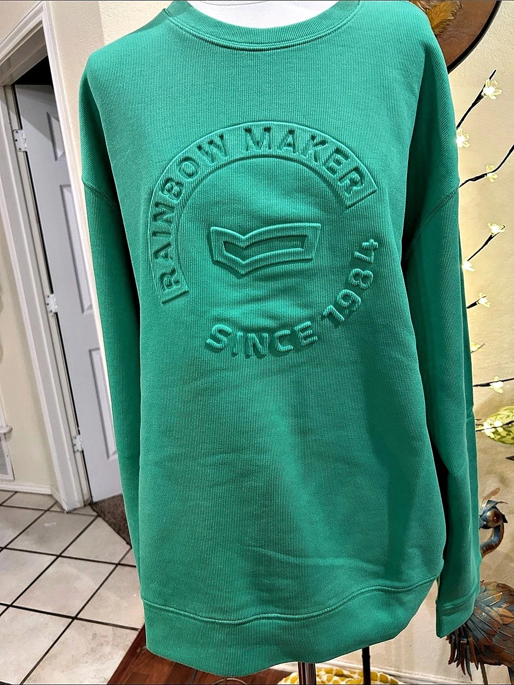 GAS Green Crewneck Sweatshirt NWT
